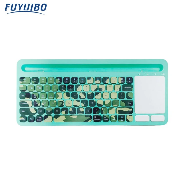 Bluetooth Keyboard With Cradle And Touchpad